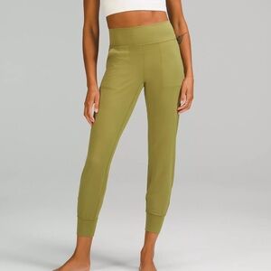 Lululemon Athletica Align Joggers in Bronzed Green